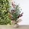 Glitzhome&#xAE; Christmas Pine, Eucalyptus &#x26; Berry Tree